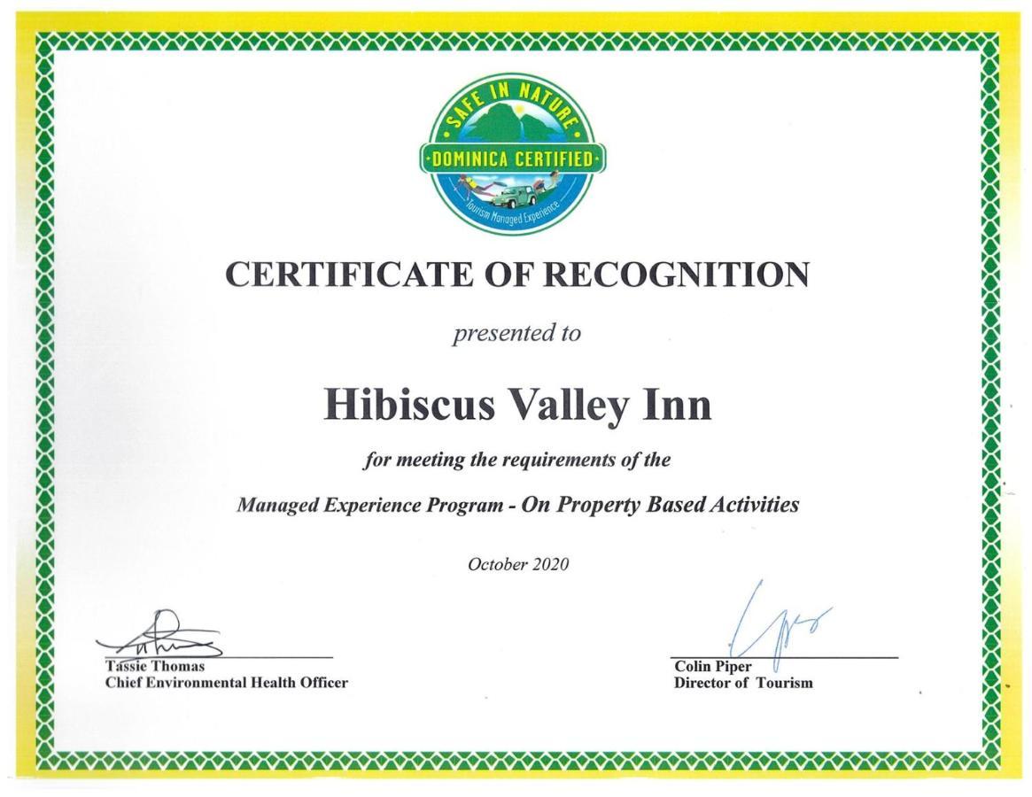 Hibiscus Valley Inn Marigot Ngoại thất bức ảnh